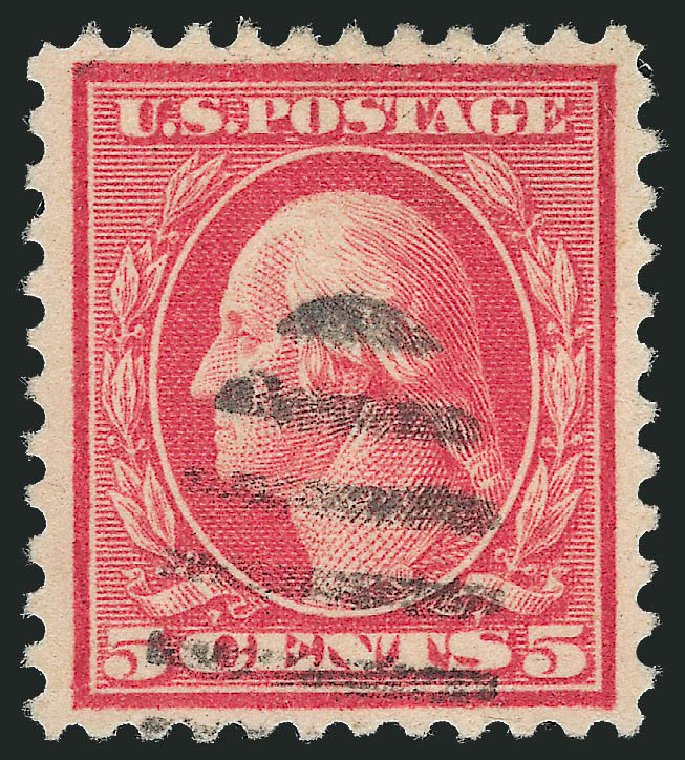 Cost of US Stamp Scott Catalog # 505 - 5c 1917 Washington Perf 11 Error. Robert Siegel Auction Galleries, Sep 2012, Sale 1028, Lot 428