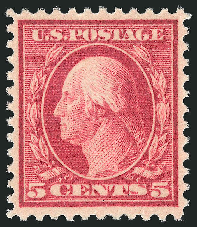 Price of US Stamp Scott Catalogue #505: 1917 5c Washington Perf 11 Error. Robert Siegel Auction Galleries, Jul 2013, Sale 1050, Lot 608