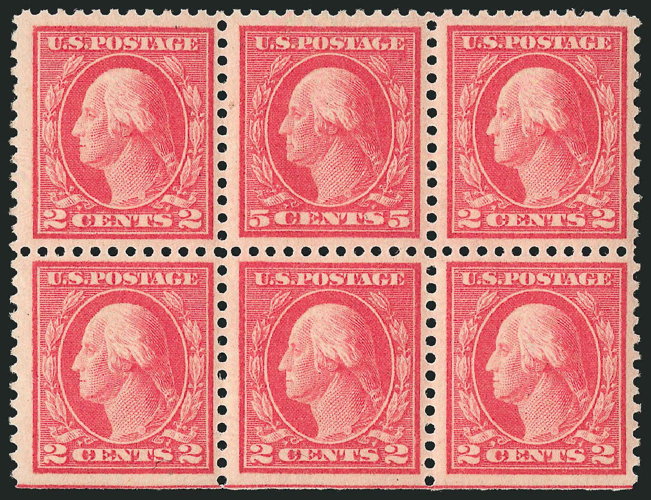 Cost of US Stamp Scott Cat. # 505: 5c 1917 Washington Perf 11 Error. Robert Siegel Auction Galleries, Apr 2015, Sale 1096, Lot 748