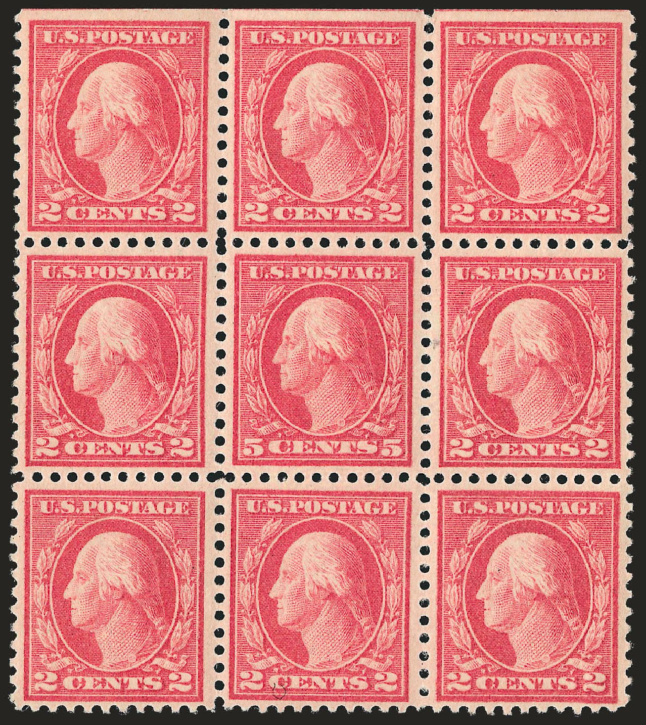 Price of US Stamp Scott Catalog # 505: 5c 1917 Washington Perf 11 Error. Robert Siegel Auction Galleries, Sep 2009, Sale 968B, Lot 668