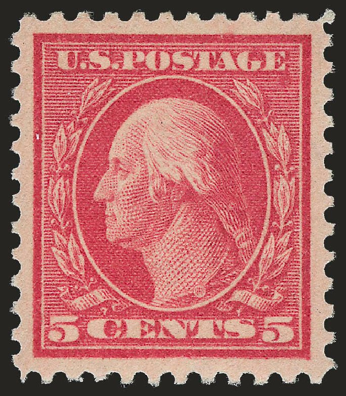 Cost of US Stamps Scott #505 - 1917 5c Washington Perf 11 Error. Robert Siegel Auction Galleries, Jun 2009, Sale 973, Lot 218
