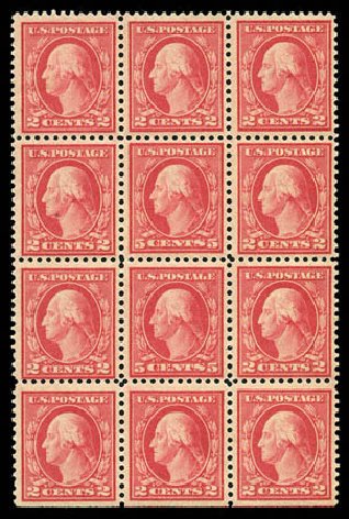 US Stamp Price Scott Catalog # 505 - 5c 1917 Washington Perf 11 Error. Matthew Bennett International, Mar 2012, Sale 344, Lot 4629