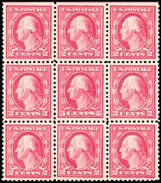 Costs of US Stamp Scott Cat. #505 - 5c 1917 Washington Perf 11 Error. Schuyler J. Rumsey Philatelic Auctions, Apr 2015, Sale 60, Lot 2419
