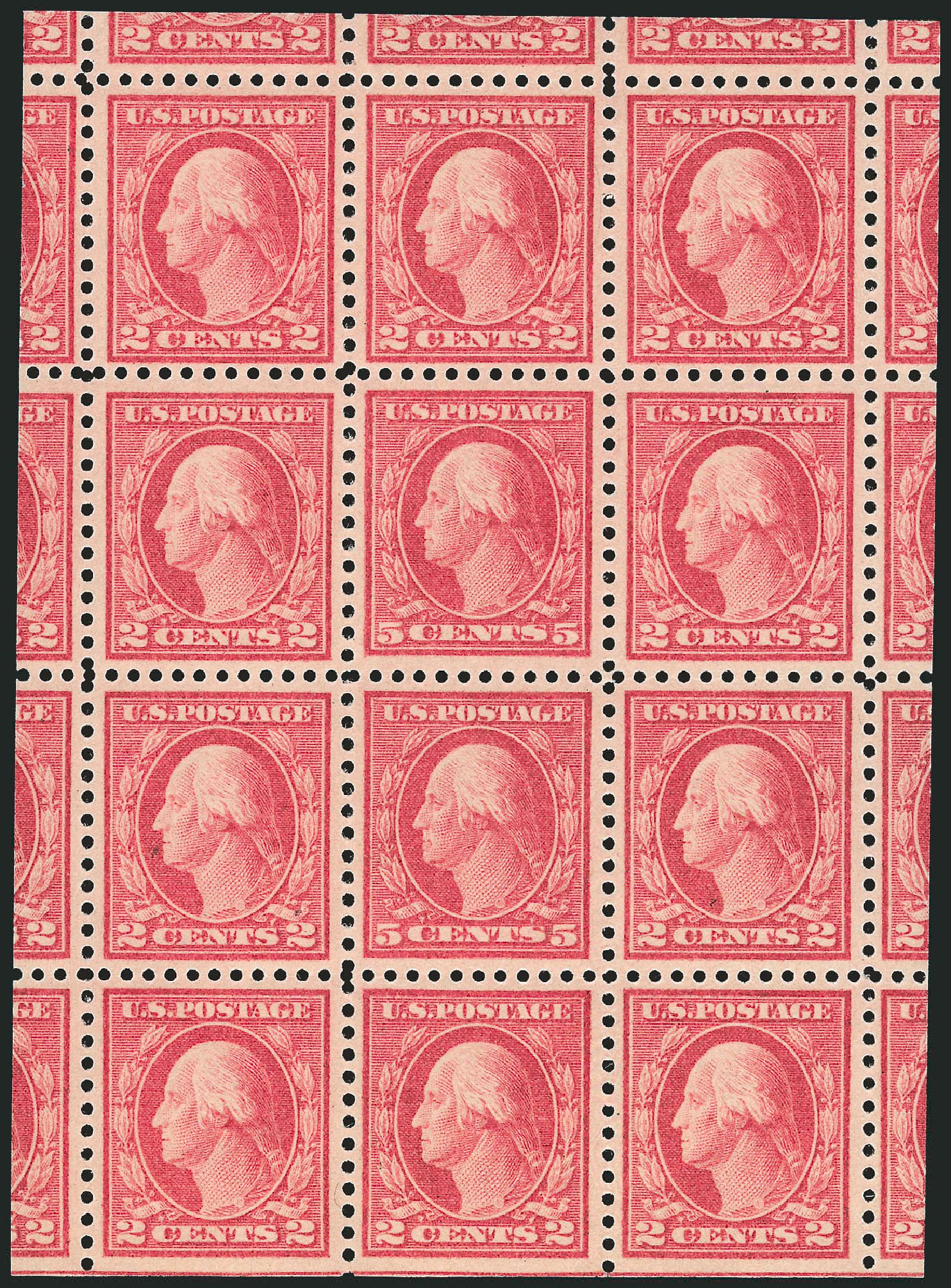 Prices of US Stamps Scott Cat. # 505: 5c 1917 Washington Perf 11 Error. Robert Siegel Auction Galleries, Nov 2013, Sale 1061, Lot 3969