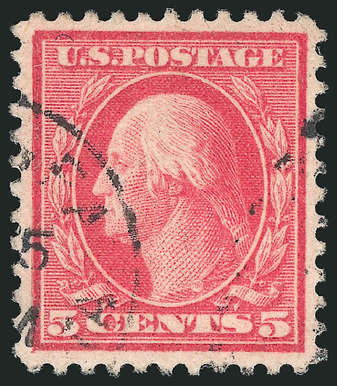 US Stamps Prices Scott Catalogue # 505: 1917 5c Washington Perf 11 Error. Robert Siegel Auction Galleries, Mar 2014, Sale 1067, Lot 1579