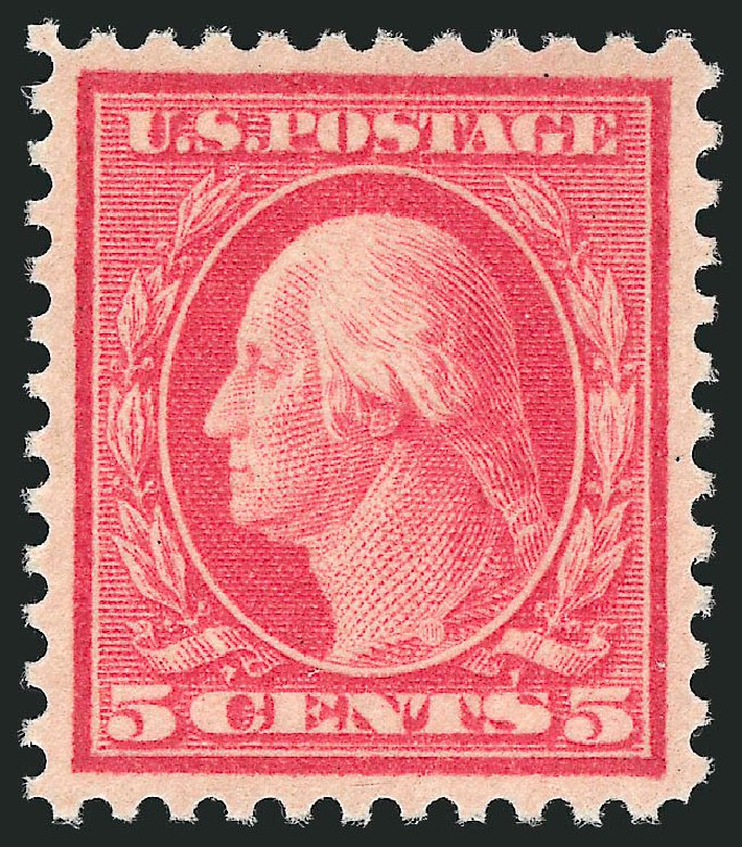Costs of US Stamp Scott Catalogue 505 - 5c 1917 Washington Perf 11 Error. Robert Siegel Auction Galleries, Feb 2015, Sale 1093, Lot 449