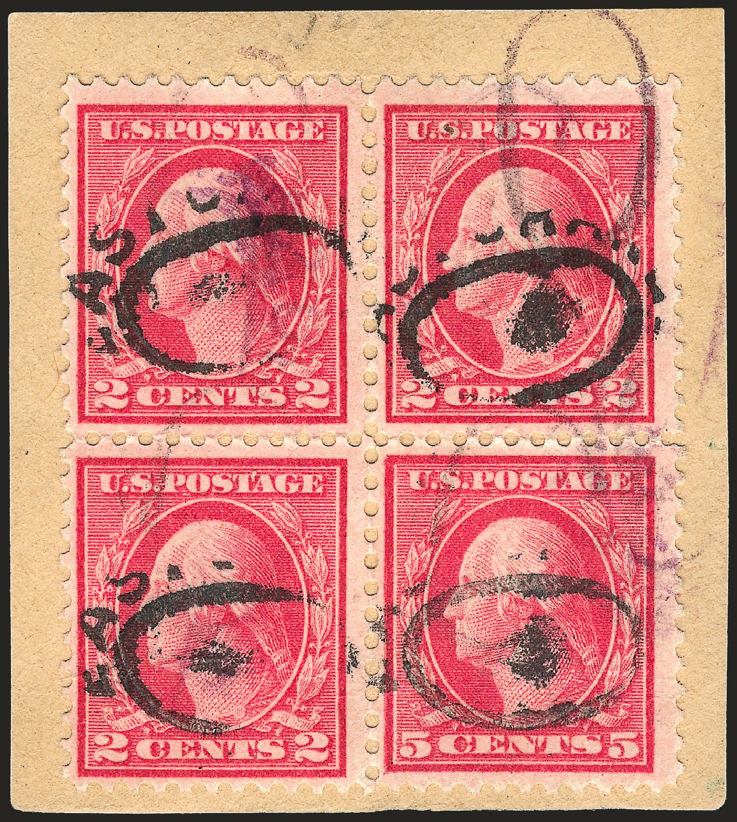 US Stamp Value Scott Catalog 505: 5c 1917 Washington Perf 11 Error. Robert Siegel Auction Galleries, Sep 2008, Sale 962, Lot 2779