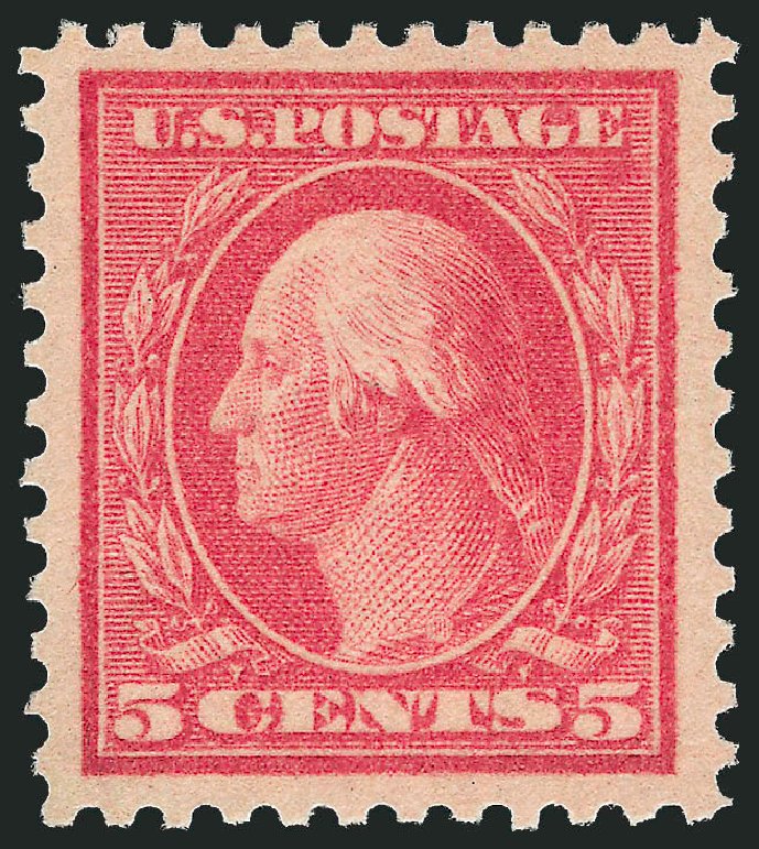 US Stamp Prices Scott Catalogue # 505: 1917 5c Washington Perf 11 Error. Robert Siegel Auction Galleries, Sep 2009, Sale 968B, Lot 669