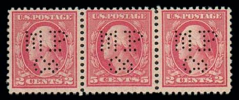 US Stamp Prices Scott Catalogue # 505 - 5c 1917 Washington Perf 11 Error. Matthew Bennett International, Dec 2007, Sale 324, Lot 1210