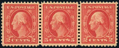 Costs of US Stamps Scott 505: 1917 5c Washington Perf 11 Error. Harmer-Schau Auction Galleries, Aug 2012, Sale 94, Lot 1600