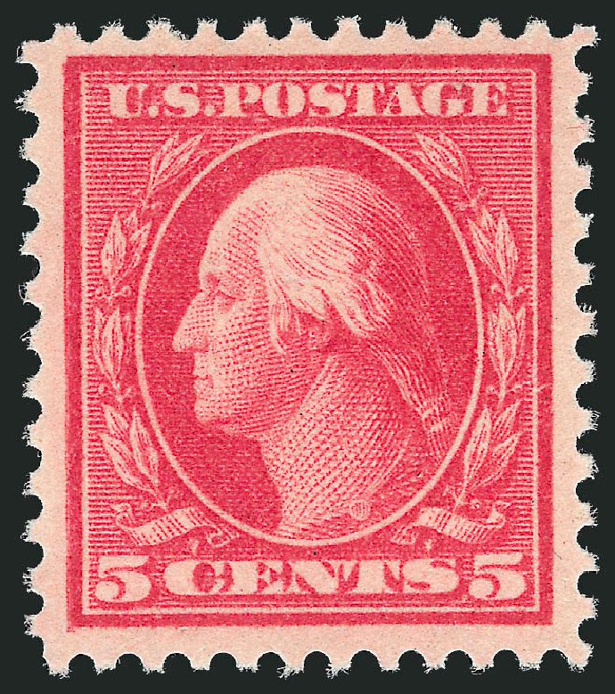 US Stamps Prices Scott # 505: 5c 1917 Washington Perf 11 Error. Robert Siegel Auction Galleries, Jun 2012, Sale 1026, Lot 1440