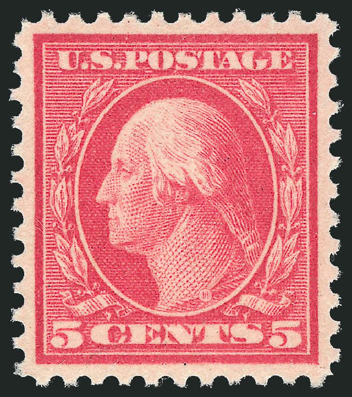 US Stamps Value Scott Cat. # 505: 5c 1917 Washington Perf 11 Error. Robert Siegel Auction Galleries, Nov 2012, Sale 1034, Lot 460
