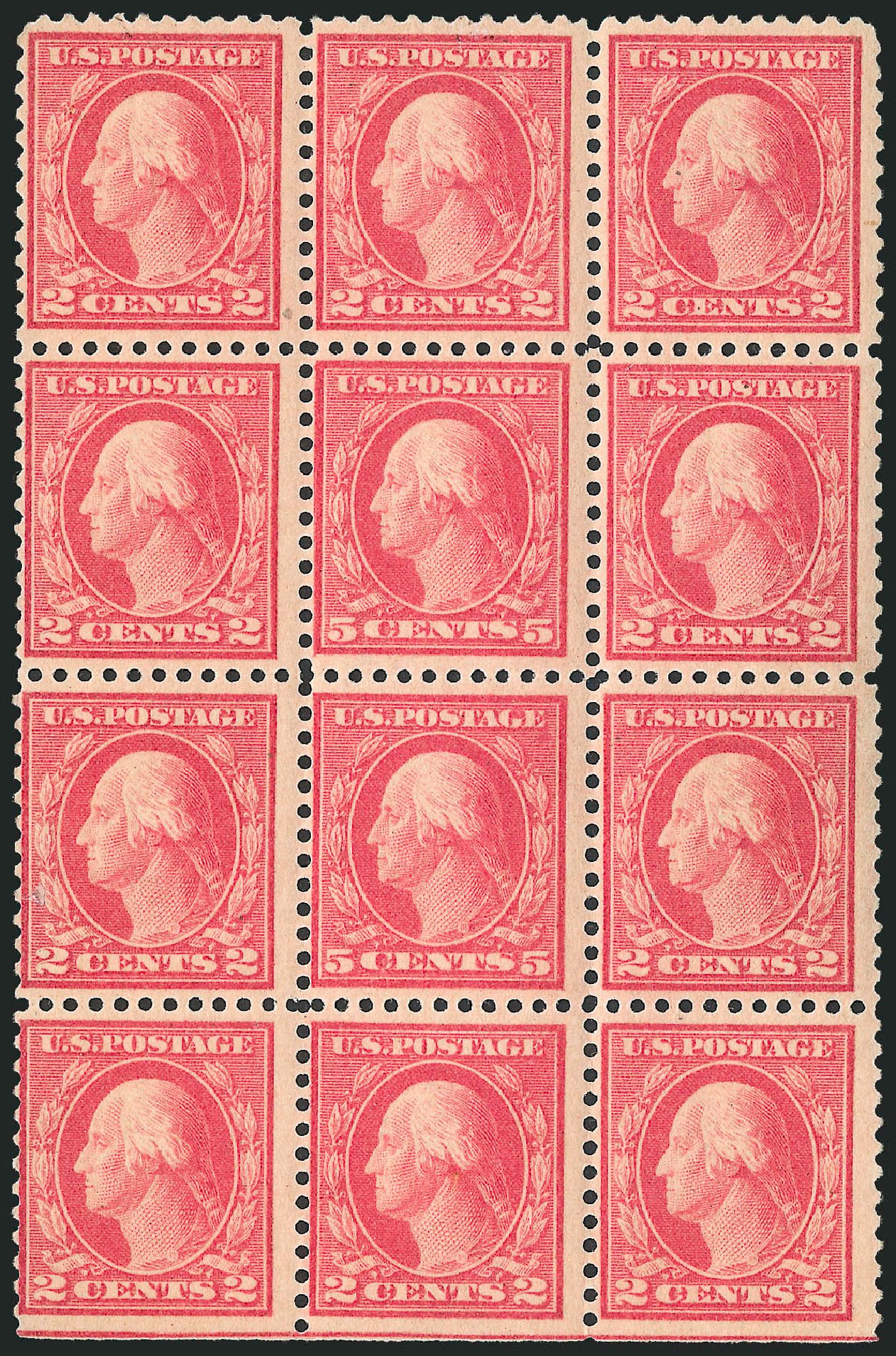 Price of US Stamps Scott Catalog #505 - 5c 1917 Washington Perf 11 Error. Robert Siegel Auction Galleries, Mar 2013, Sale 1040, Lot 1900