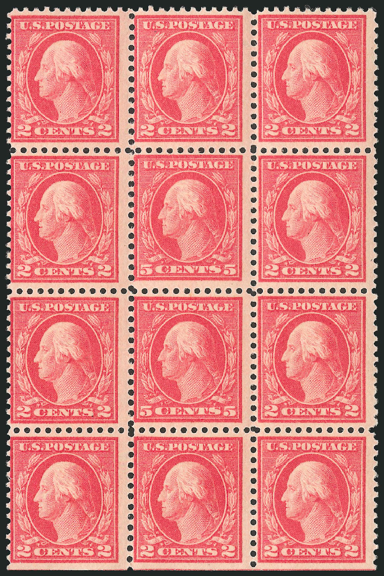 Value of US Stamps Scott Cat. #505: 5c 1917 Washington Perf 11 Error. Robert Siegel Auction Galleries, Dec 2014, Sale 1090, Lot 1560