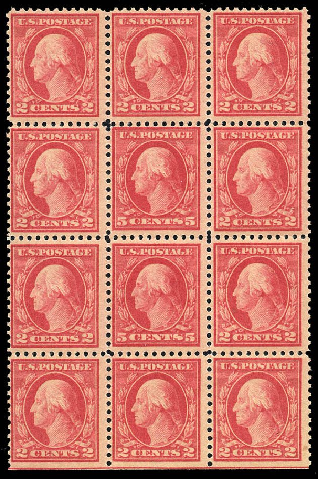 Price of US Stamp Scott #505: 5c 1917 Washington Perf 11 Error. Matthew Bennett International, May 2014, Sale 350, Lot 641
