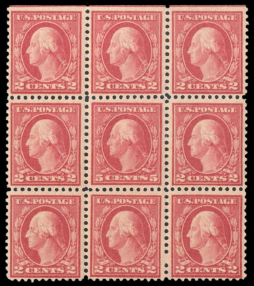 Costs of US Stamp Scott Catalog #505 - 5c 1917 Washington Perf 11 Error. Cherrystone Auctions, Jun 2009, Sale 200906, Lot 201
