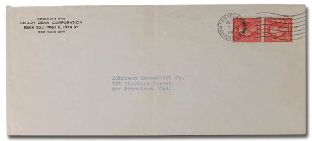 Values of US Stamp Scott Catalogue # 505 - 5c 1917 Washington Perf 11 Error. Daniel Kelleher Auctions, Dec 2013, Sale 640, Lot 431