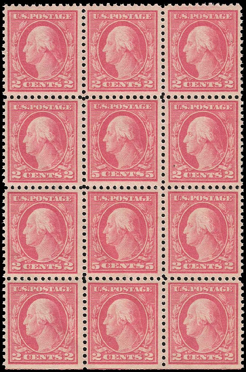 US Stamp Prices Scott Cat. # 505: 5c 1917 Washington Perf 11 Error. Regency-Superior, Jan 2015, Sale 109, Lot 1291
