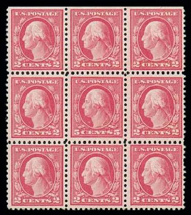 Costs of US Stamps Scott #505 - 1917 5c Washington Perf 11 Error. Matthew Bennett International, Dec 2007, Sale 325, Lot 2164