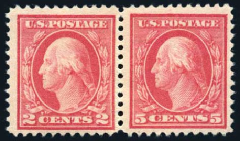 Costs of US Stamp Scott Cat. #505: 1917 5c Washington Perf 11 Error. Harmer-Schau Auction Galleries, Aug 2011, Sale 90, Lot 1554