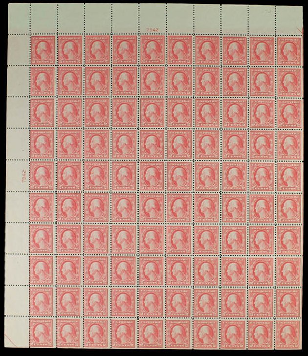 US Stamp Value Scott Catalog # 505: 1917 5c Washington Perf 11 Error. Daniel Kelleher Auctions, Jun 2012, Sale 630, Lot 1874
