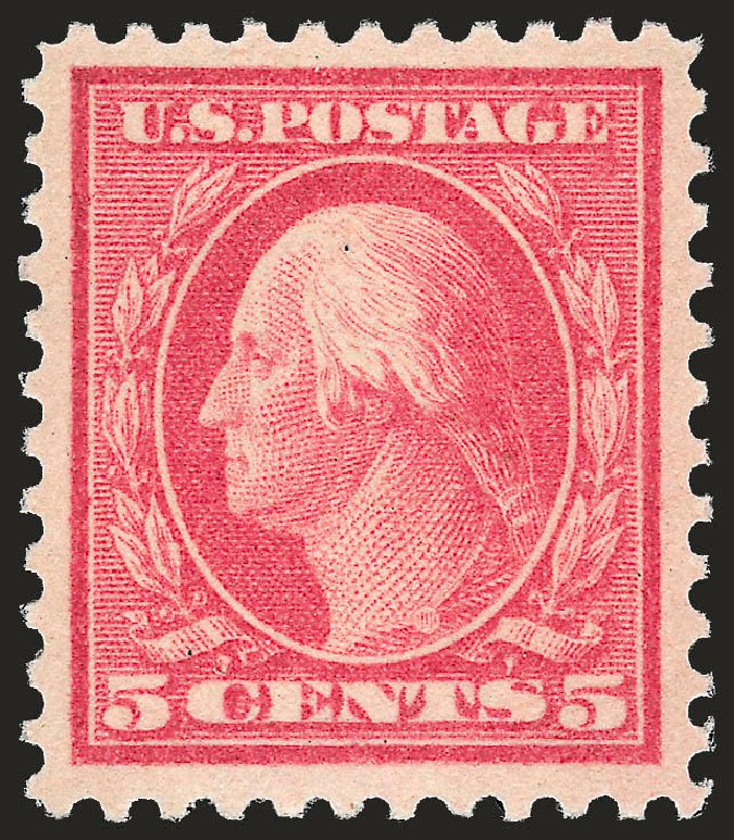 US Stamp Price Scott Cat. # 505 - 5c 1917 Washington Perf 11 Error. Robert Siegel Auction Galleries, Jun 2009, Sale 975, Lot 1924