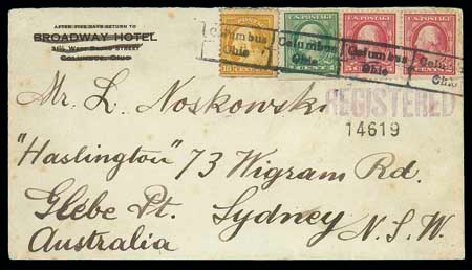 US Stamps Values Scott Catalog #505 - 5c 1917 Washington Perf 11 Error. Matthew Bennett International, Dec 2007, Sale 324, Lot 1215