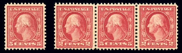Values of US Stamps Scott #505 - 5c 1917 Washington Perf 11 Error. Matthew Bennett International, Dec 2008, Sale 330, Lot 1815