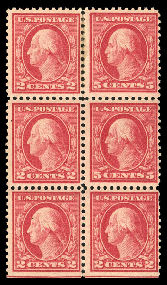 Costs of US Stamps Scott Cat. # 505: 1917 5c Washington Perf 11 Error. Cherrystone Auctions, Nov 2014, Sale 201411, Lot 75