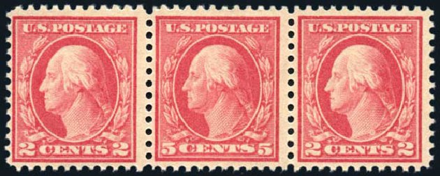 Price of US Stamp Scott 505 - 5c 1917 Washington Perf 11 Error. Harmer-Schau Auction Galleries, Jun 2008, Sale 78, Lot 1595