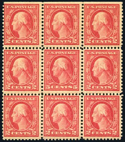 Price of US Stamps Scott Catalogue # 505 - 5c 1917 Washington Perf 11 Error. Harmer-Schau Auction Galleries, Oct 2008, Sale 79, Lot 225