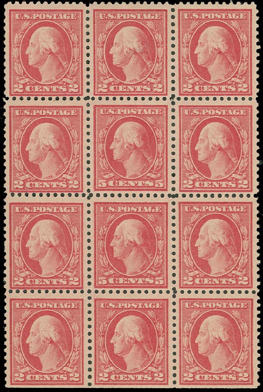 Price of US Stamps Scott Catalogue # 505: 1917 5c Washington Perf 11 Error. H.R. Harmer, Oct 2014, Sale 3006, Lot 1385