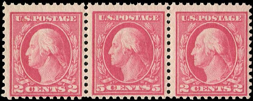 US Stamp Prices Scott Catalogue 505: 5c 1917 Washington Perf 11 Error. Regency-Superior, Nov 2014, Sale 108, Lot 915