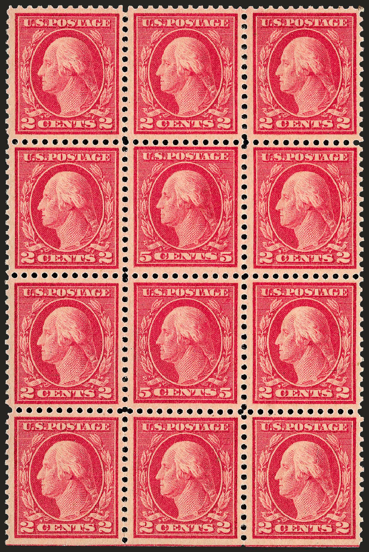 Price of US Stamp Scott Catalogue #505: 5c 1917 Washington Perf 11 Error. Robert Siegel Auction Galleries, Oct 2008, Sale 963, Lot 1035
