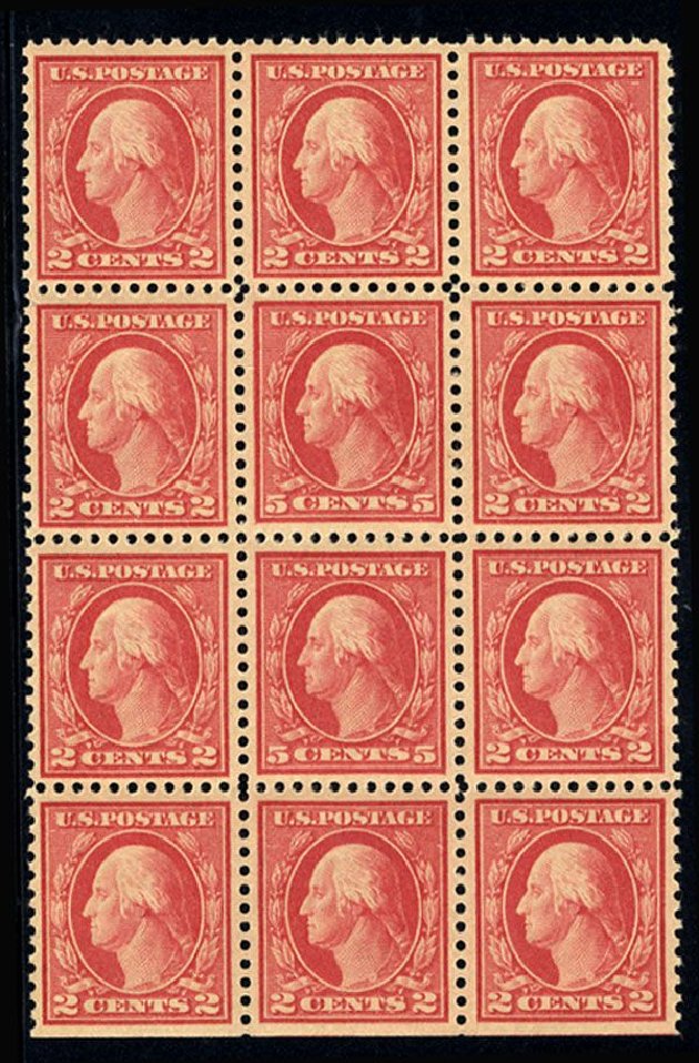 Cost of US Stamp Scott Cat. #505 - 5c 1917 Washington Perf 11 Error. Cherrystone Auctions, Jan 2008, Sale 200801, Lot 1232