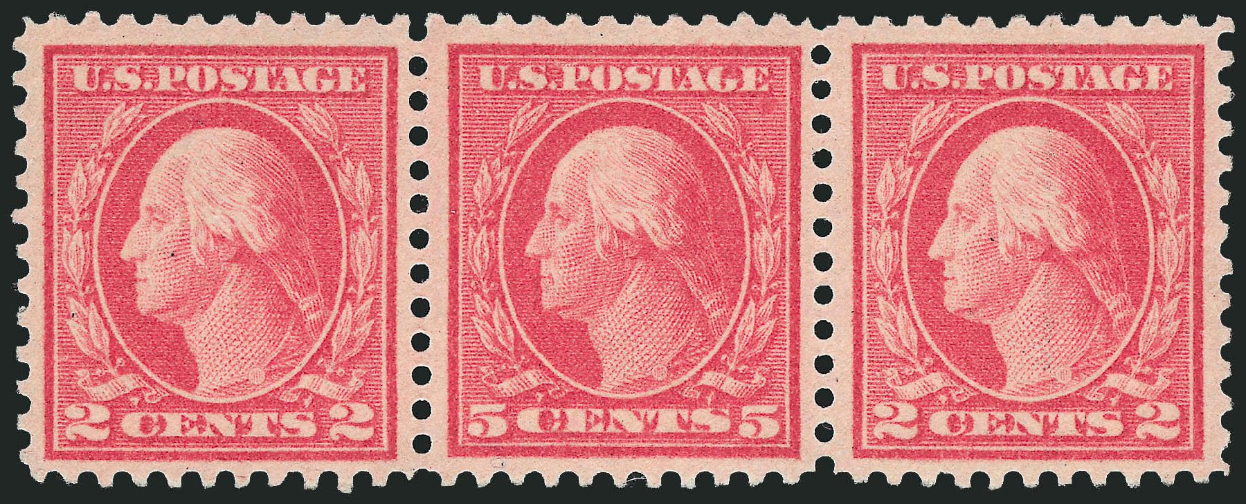 Price of US Stamps Scott Cat. # 505 - 1917 5c Washington Perf 11 Error. Robert Siegel Auction Galleries, Apr 2009, Sale 972, Lot 3362