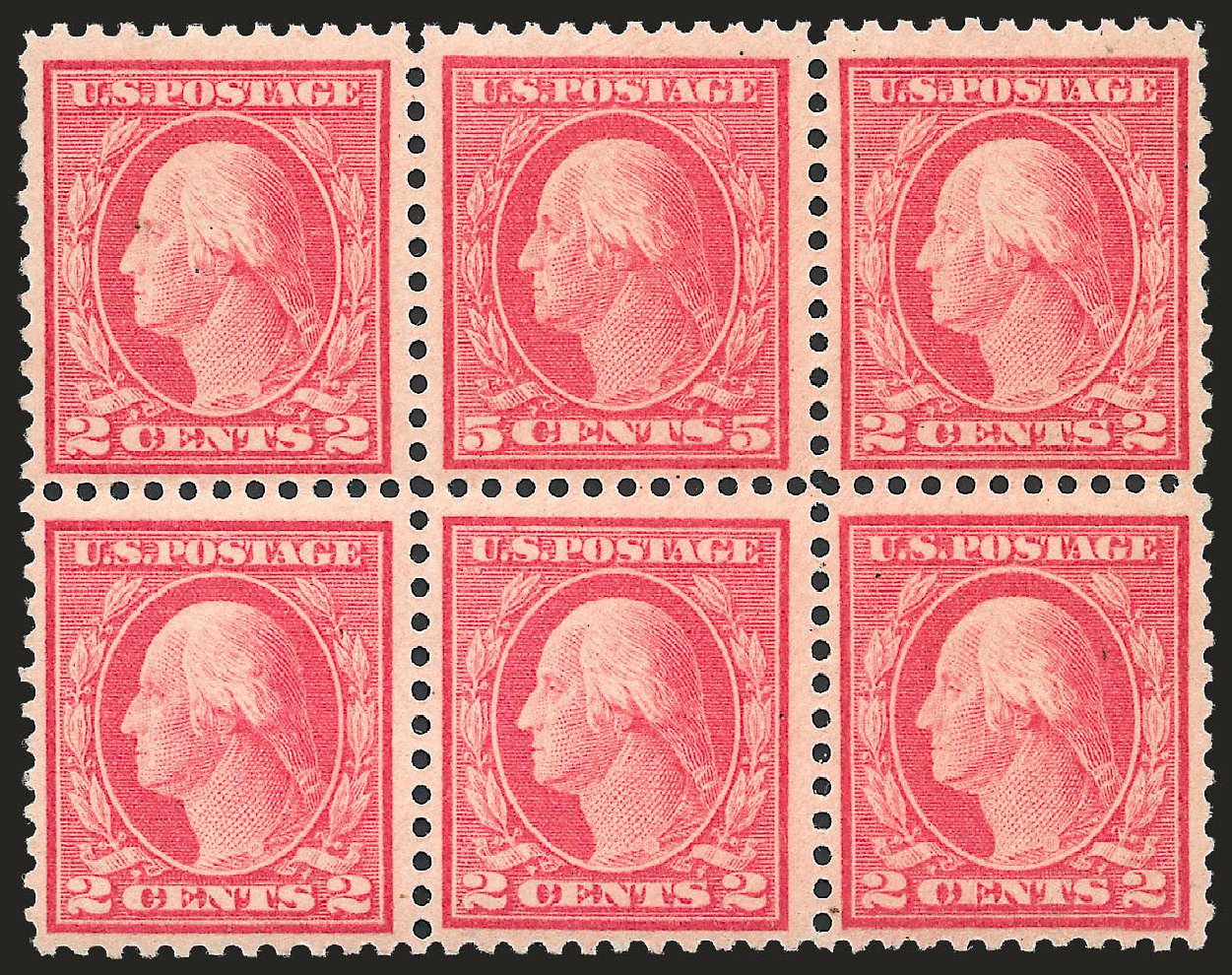 Value of US Stamps Scott Cat. #505: 1917 5c Washington Perf 11 Error. Robert Siegel Auction Galleries, Apr 2010, Sale 984, Lot 922