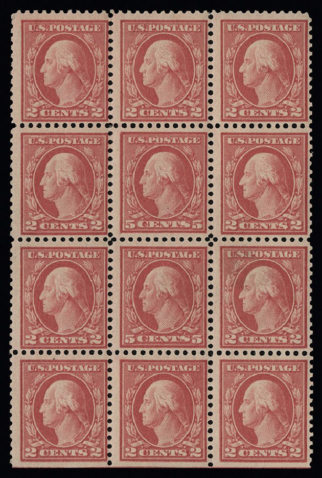 Value of US Stamps Scott Catalogue #505: 1917 5c Washington Perf 11 Error. Spink Shreves Galleries, Aug 2013, Sale 144, Lot 272
