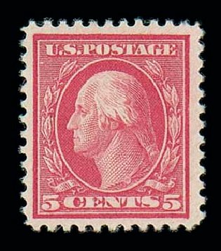 Costs of US Stamps Scott Catalogue #505 - 1917 5c Washington Perf 11 Error. Matthew Bennett International, Dec 2007, Sale 325, Lot 2163