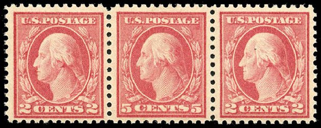 US Stamp Value Scott Cat. # 505 - 5c 1917 Washington Perf 11 Error. Matthew Bennett International, Apr 2008, Sale 326, Lot 453