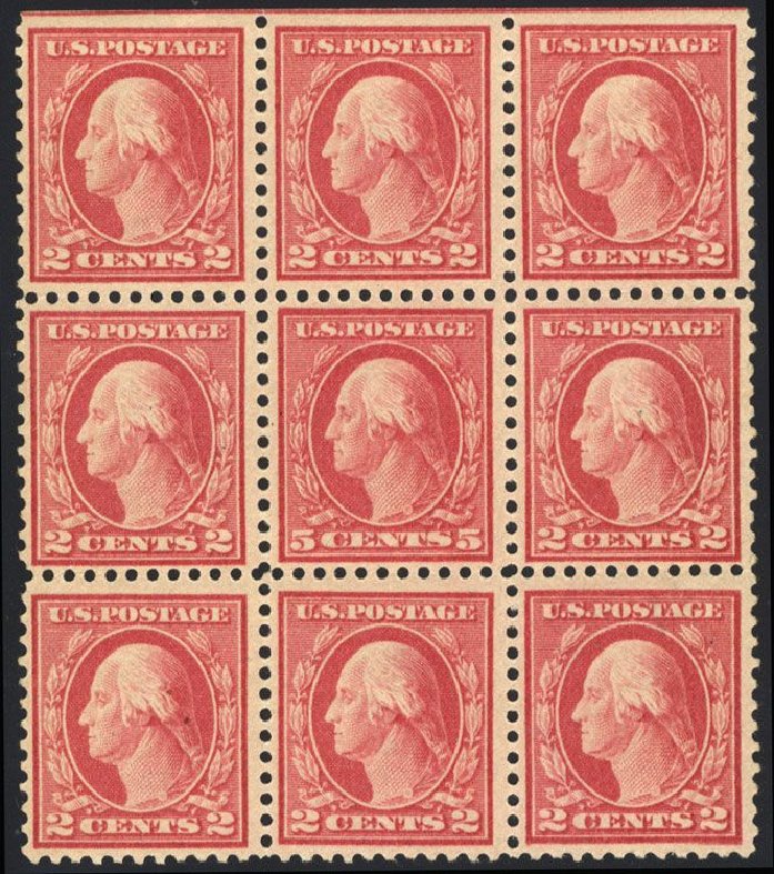 Costs of US Stamp Scott # 505: 5c 1917 Washington Perf 11 Error. Cherrystone Auctions, Mar 2008, Sale 200803, Lot 293