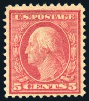 Costs of US Stamps Scott Cat. # 505 - 5c 1917 Washington Perf 11 Error. Harmer-Schau Auction Galleries, Aug 2011, Sale 90, Lot 1553