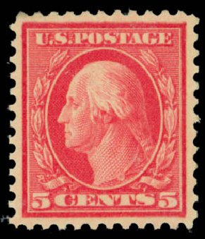 Costs of US Stamp Scott Catalogue # 505: 1917 5c Washington Perf 11 Error. Daniel Kelleher Auctions, Jan 2015, Sale 663, Lot 1853