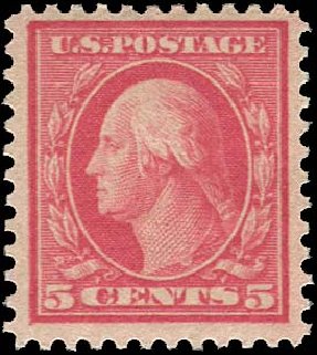 Value of US Stamp Scott # 505: 5c 1917 Washington Perf 11 Error. Regency-Superior, Jan 2015, Sale 109, Lot 1293