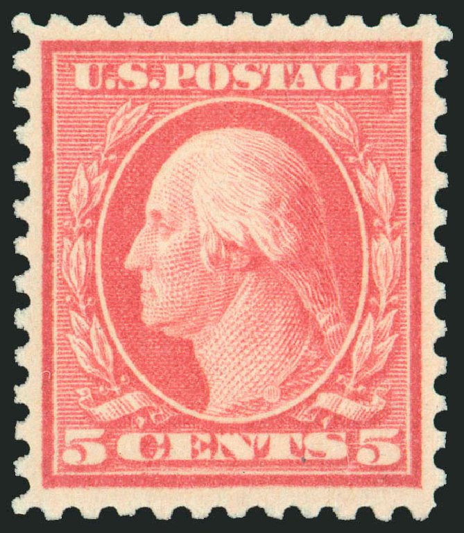 US Stamp Price Scott # 505: 5c 1917 Washington Perf 11 Error. Robert Siegel Auction Galleries, Jun 2009, Sale 975, Lot 1923