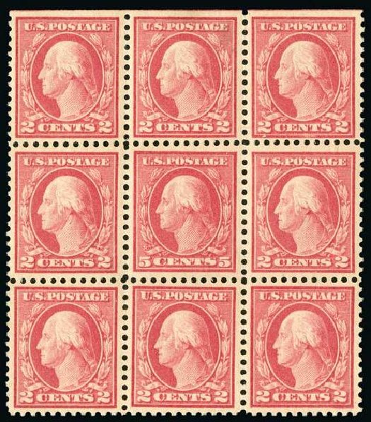 Value of US Stamp Scott #505 - 5c 1917 Washington Perf 11 Error. Spink Shreves Galleries, Jul 2015, Sale 151, Lot 313