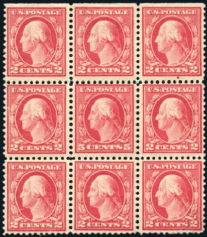 US Stamp Value Scott 505: 5c 1917 Washington Perf 11 Error. Harmer-Schau Auction Galleries, Jun 2008, Sale 78, Lot 1596