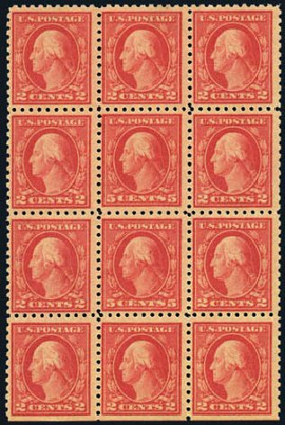 US Stamps Prices Scott Catalogue #505: 5c 1917 Washington Perf 11 Error. Harmer-Schau Auction Galleries, Oct 2012, Sale 95, Lot 256