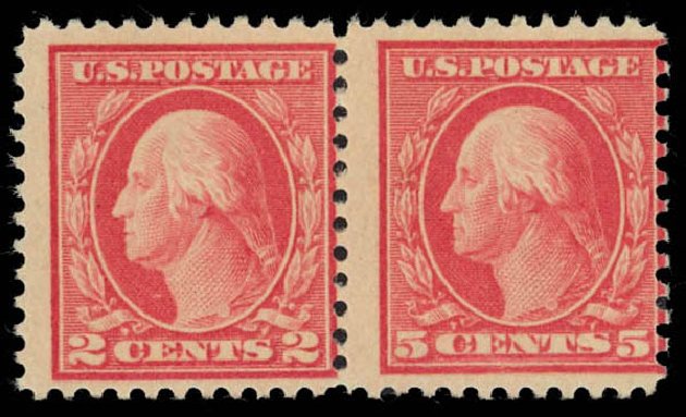 US Stamps Price Scott Catalog #505 - 1917 5c Washington Perf 11 Error. Daniel Kelleher Auctions, Oct 2011, Sale 626, Lot 406