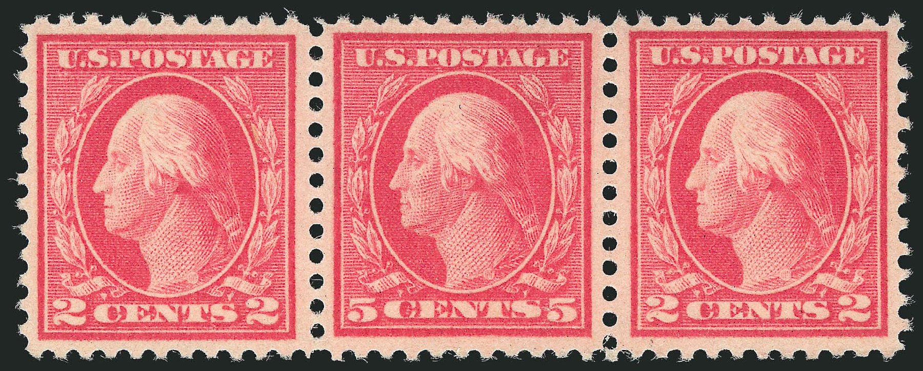 Value of US Stamp Scott Cat. 505 - 5c 1917 Washington Perf 11 Error. Robert Siegel Auction Galleries, Sep 2014, Sale 1078, Lot 566
